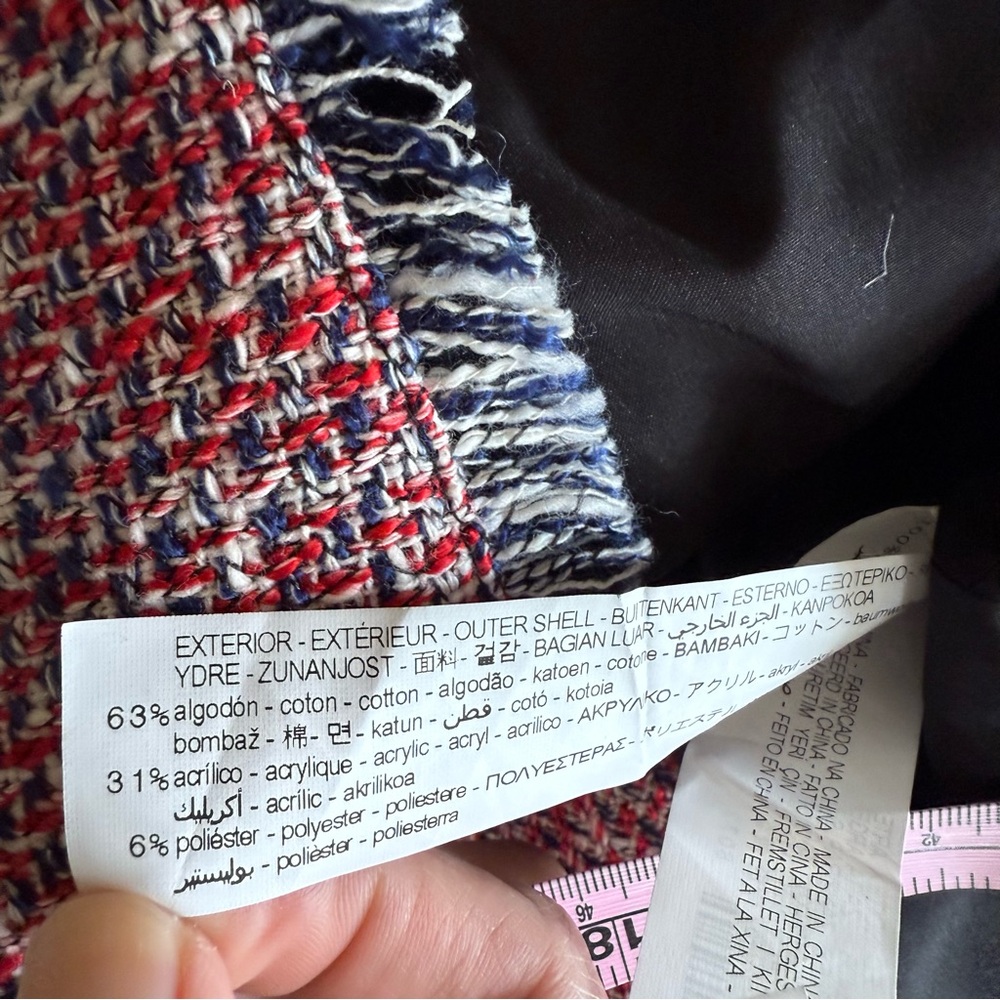 NWT Zara Tweed Mini Dress - Picture 7 of 9